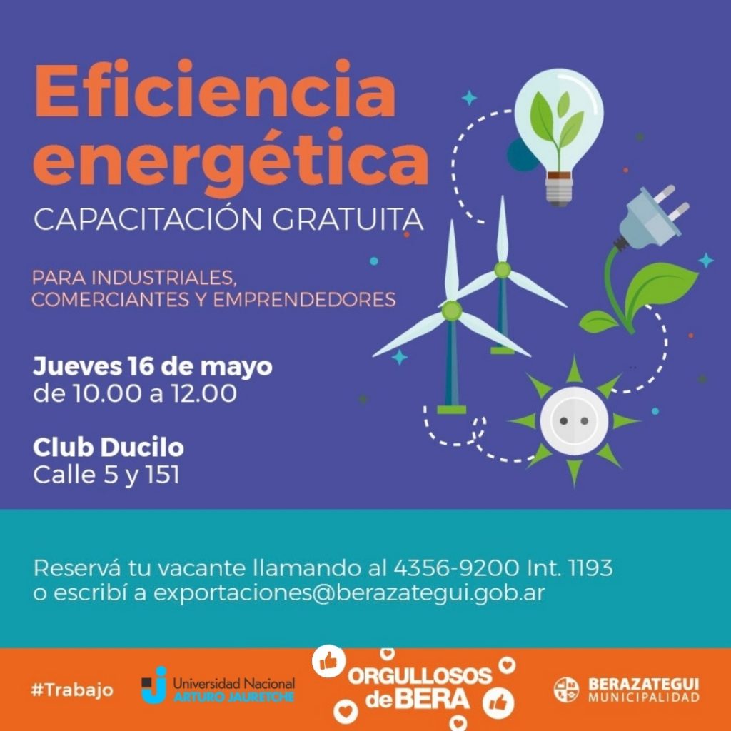 Eficiencia energética. Capacitación gratuita