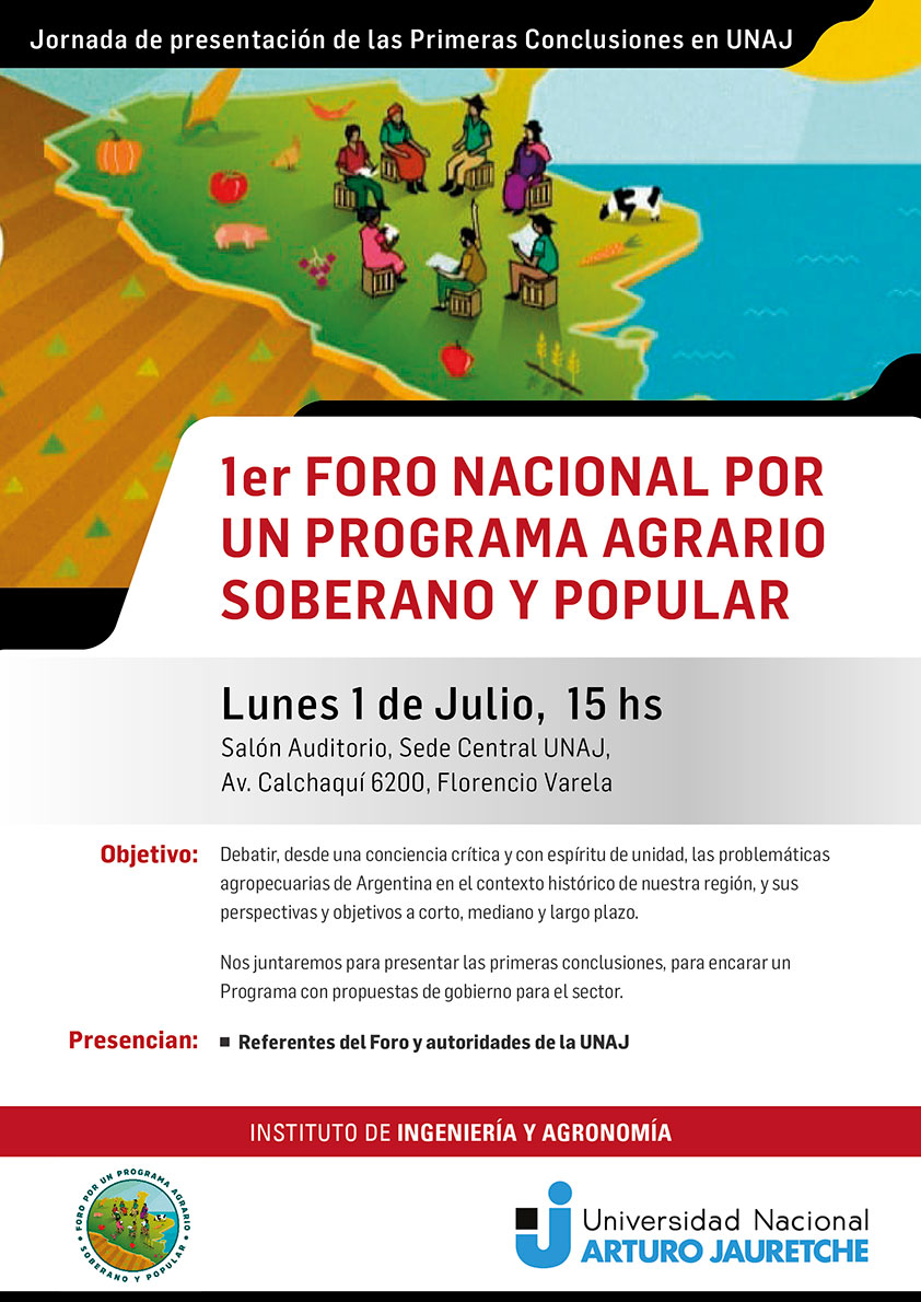 1er Foro Nacional por un Programa Agrario Soberano y Popular