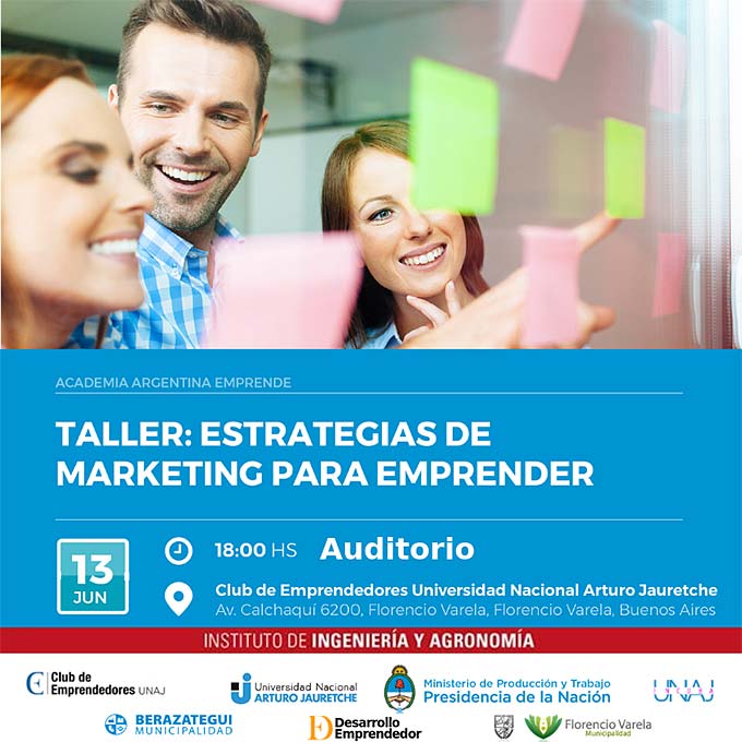 Taller "Marketing para tu emprendimiento" - Club de Emprendedores UNAJ