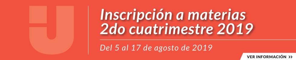 Inscripción a materias 2do cuatrimestre 2019