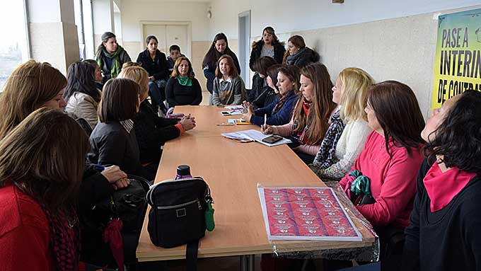 Reunión para el 4to Encuentro Regional de Mujeres