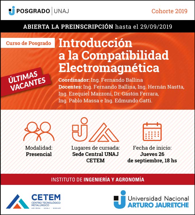 Curso de Posgrado: Introducción a la Compatibilidad Electromagnética