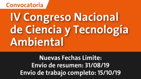 Convocatoria IV Congreso Nacional De Ciencia Y Tecnología Ambiental