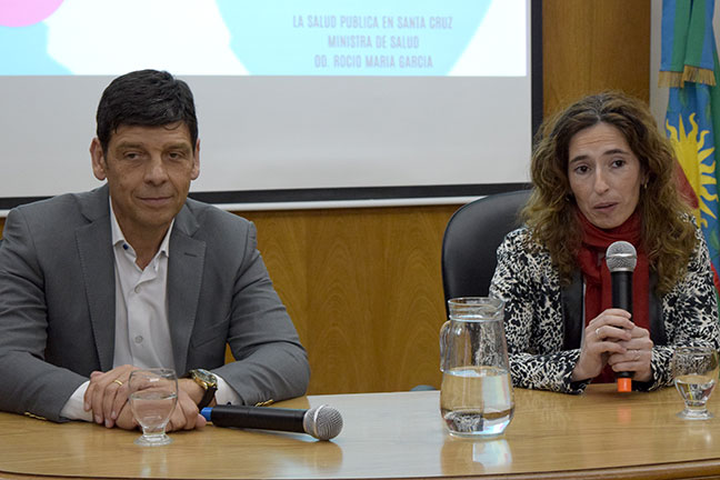 Rocío García, Ministra De Salud De Santa Cruz