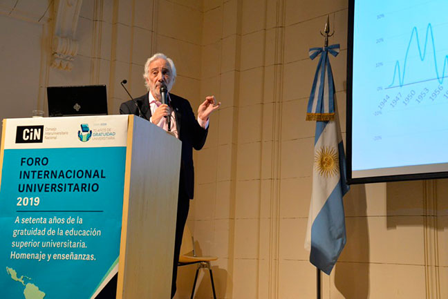 Foro Internacional “A 70 años de la gratuidad universitaria”