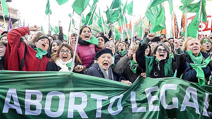 Marcha por la despenalización del aborto