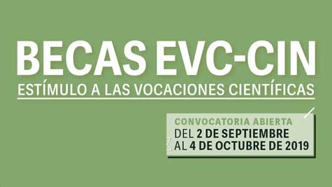 Becas EVC-CIN - Convocatoria 2019