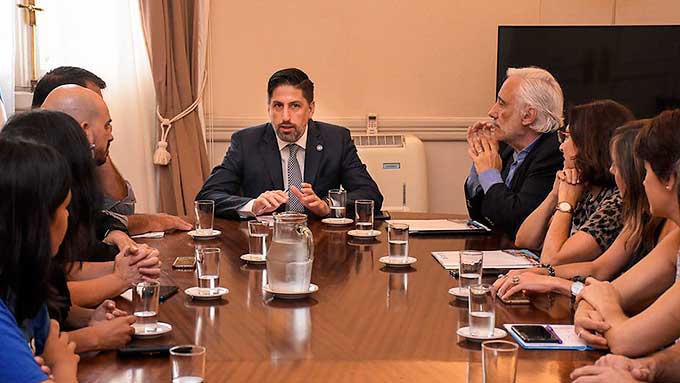El Consejo Superior de la UNAJ se reunió con el ministro de Educación nacional, Nicolás Trotta