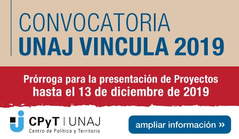 Prórroga Convocatoria UNAJ Vincula 2019 - Hasta El 13 De Diciembre