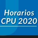 Horarios Curso De Preparación Universitaria 2020