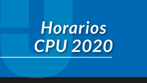 Horarios Curso De Preparación Universitaria 2020