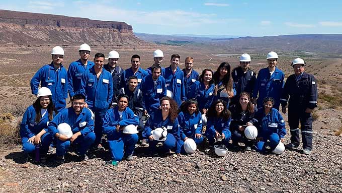 Estudiantes de Ingeniería visitaron los campos de Pampa Energía en Vaca Muerta