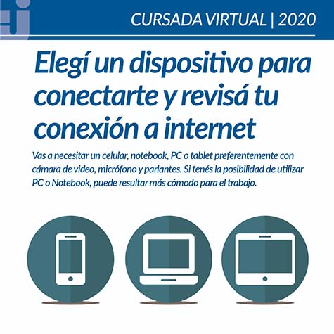 Elegí un dispositivo para conectarte y revisá tu conexión a Internet