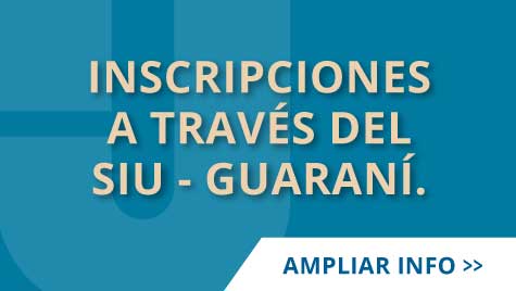 Inscripciones a través del SIU GUARANI