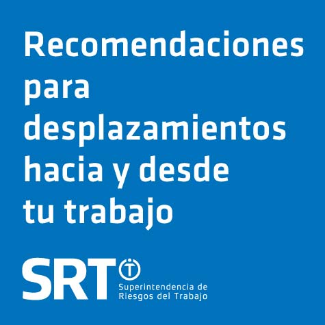 Recomendaciones para desplazamientos hacia y desde tu trabajo