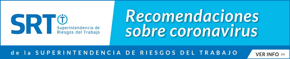 Recomendaciones sobre coronavirus - Superintendencia de Riesgos del Trabajo