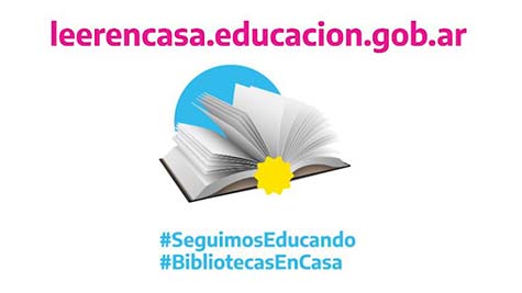 ‘Leer en casa’, la biblioteca digital del Ministerio de Educación de la Nación - #bibliotecasencasa