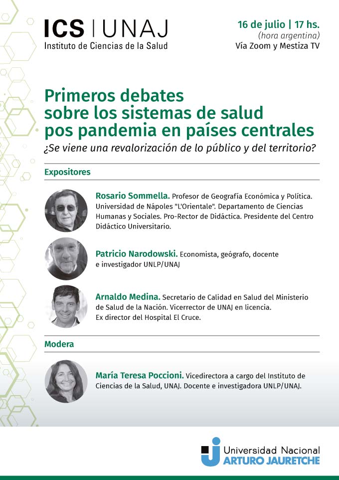 Primeros debates sobre los sistemas de salud pos pandemia en países centrales. ¿Se viene una revalorización de lo público y del territorio?