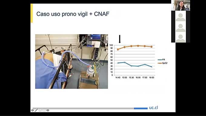 Docentes del Instituto de Ciencias de la Salud recibieron capacitación en tratamiento del COVID-19 en la Universidad Católica de Chile