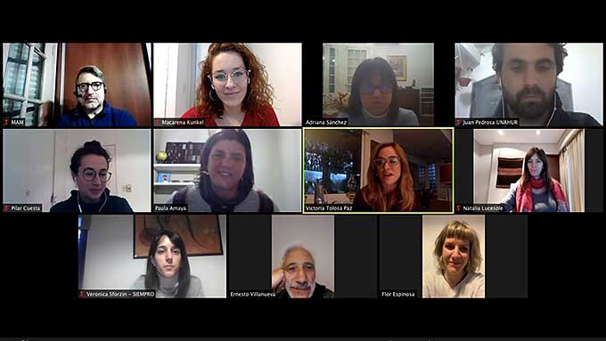 Encuentro Virtual Entre Representantes Del CONUSUR Y El Consejo Nacional De Políticas Sociales