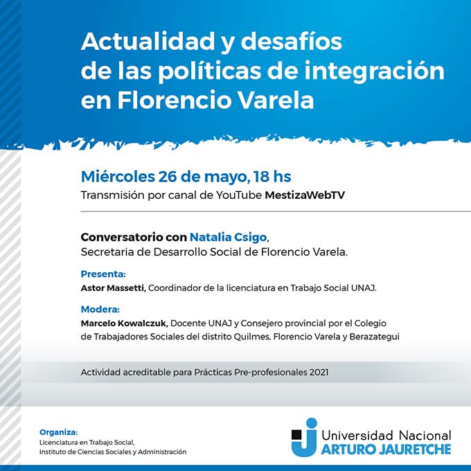 Actualidad Y Desafíos De Las Políticas De Integración En Florencio Varela