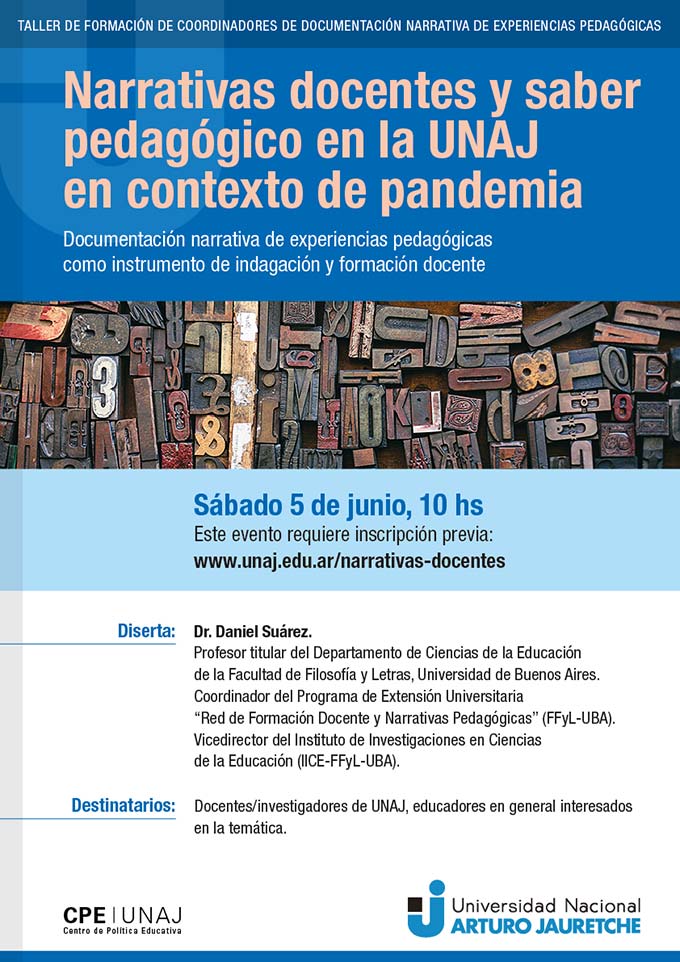 Narrativas Docentes Y Saber Pedagógico En La UNAJ En Contexto De Pandemia