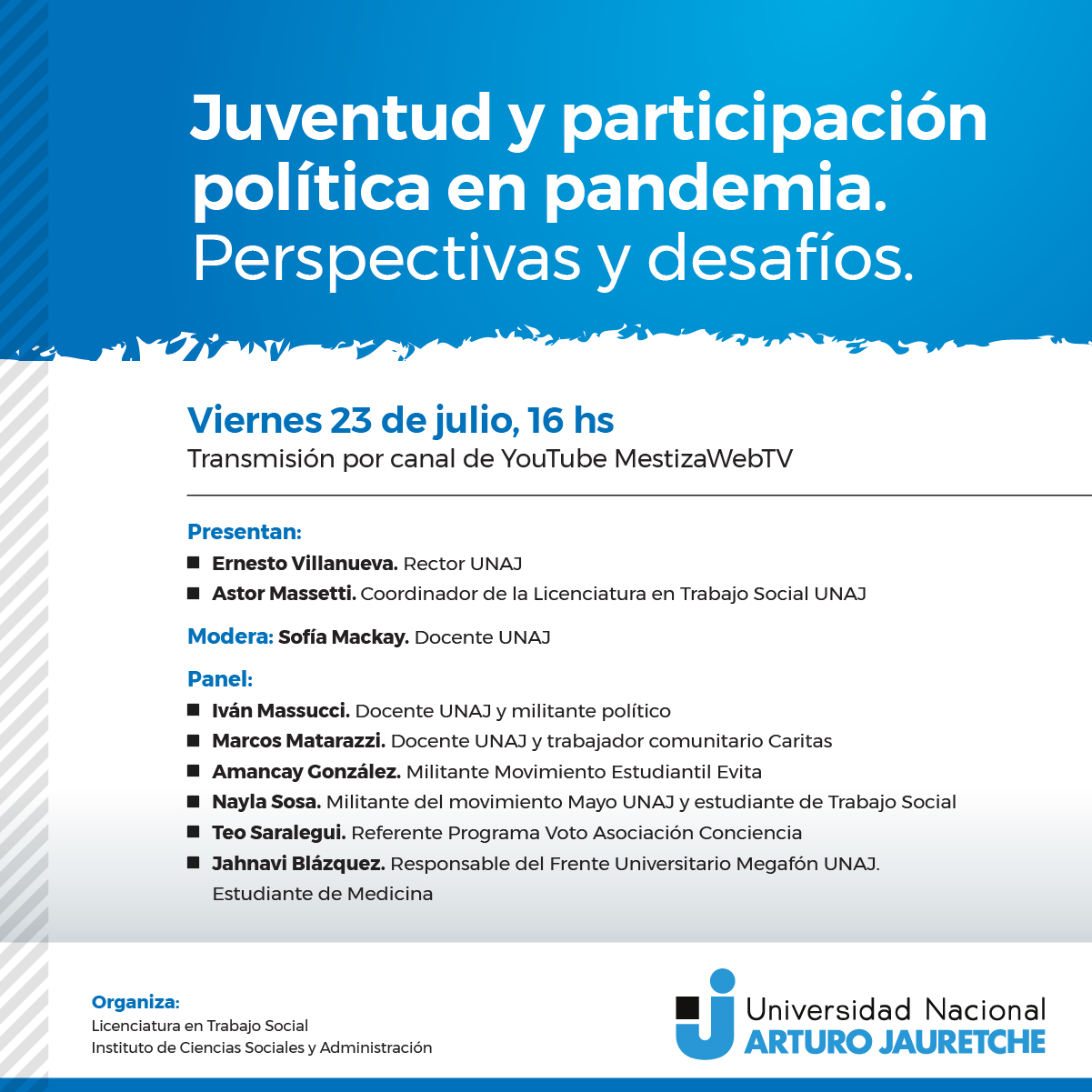 Juventud Y Participación Política En Pandemia. Perspectivas Y Desafíos.