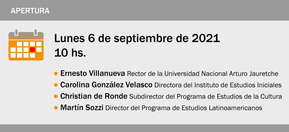 Lunes 6 de septiembre, apertura II Simposio Internacional Literaturas y Conurbanos, entre lo local y lo global. Modalidad Virtual