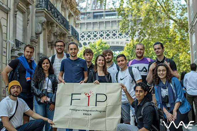Estudiante UNAJ de intercambio en ENSEA FRANCIA