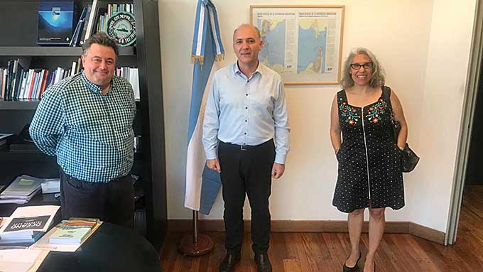 Investigadores de la UNAJ se reunieron con el Secretario de Malvinas, Antártida y Atlántico Sur