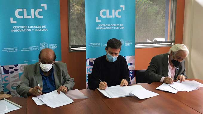 Convenio para la creación del nuevo “Centro Local de Innovación y Cultura (CLIC) Berazategui” de divulgación científica y tecnológica