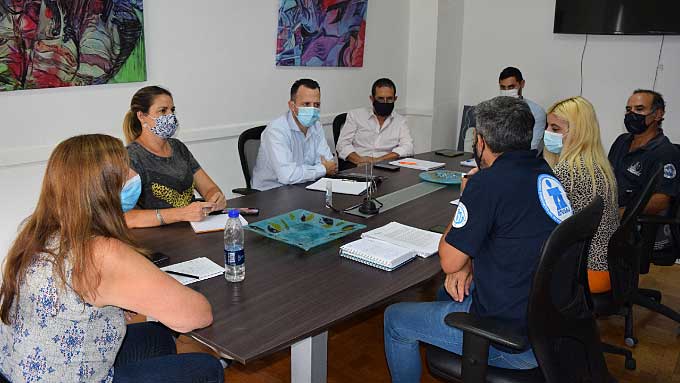 Reunión de la Comisión de Condiciones y Medio Ambiente de Trabajo para el retorno a la presencialidad de los trabajadores Nodocentes