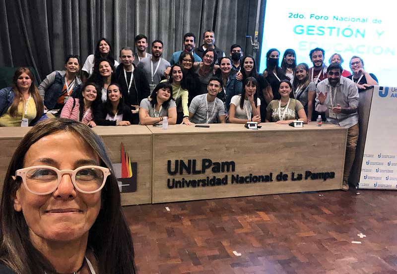 Estudiantes, docentes y Nodocentes en congreso de la Universidad Nacional de La Pampa