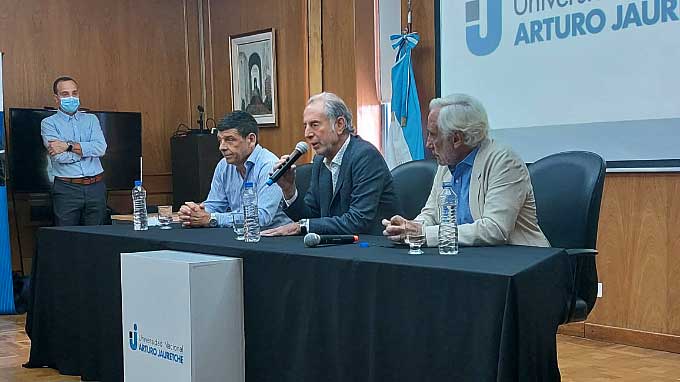 Jorge Neme, vicejefe de Gabinete de la Nación, en la UNAJ