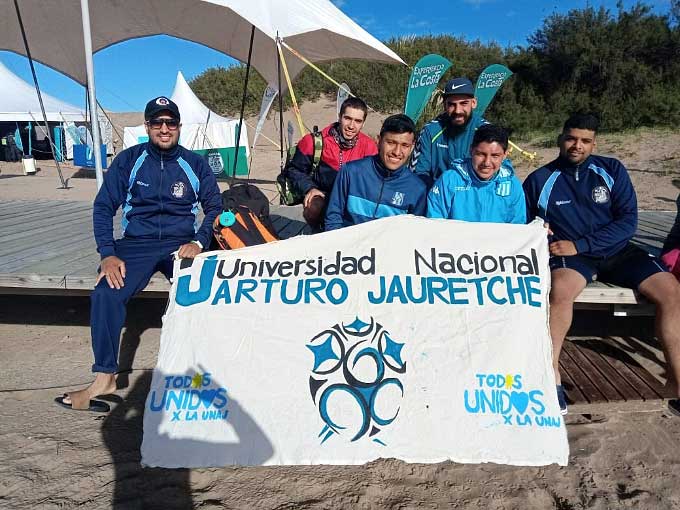 Destacada Participación De La UNAJ En Los Juegos Universitarios De Playa