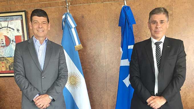El Rector Arnaldo Medina Se Reunió Con El Presidente De YPF Pablo González