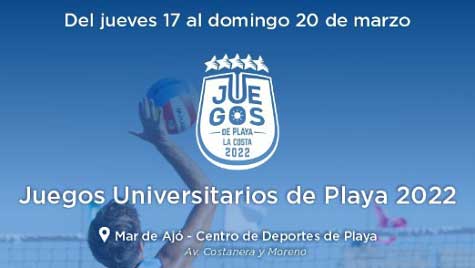 Estudiantes Deportistas De La UNAJ Participarán De Los Juegos Universitarios De Playa