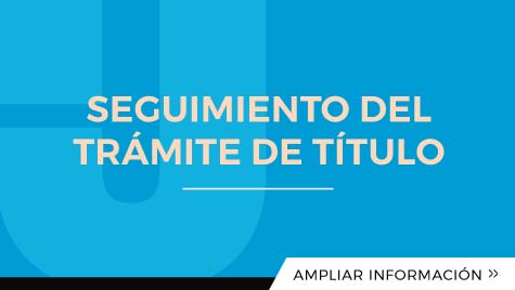 Seguimiento Del Trámite De Título