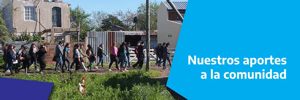 Nuestros aportes a la comunidad