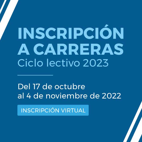 Inscripción a carreras ciclo lectivo 2023