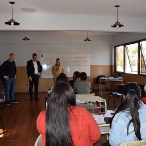 Visita De Arnaldo Medina, Rector De La UNAJ, A La Sede Florencio Varela Centro