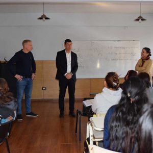 Visita De Arnaldo Medina, Rector De La UNAJ, A La Sede Florencio Varela Centro