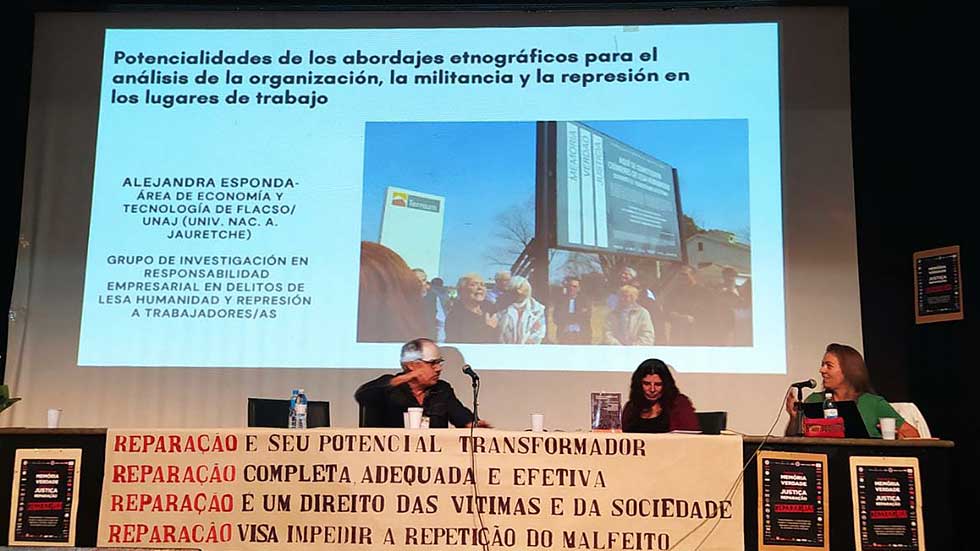 Docente De La UNAJ Expuso En El Seminario “Ditadura, Empresas E Violações De Direitos” En Brasil