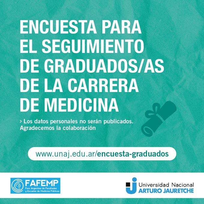 Encuesta para el seguimiento de graduados/as de la carrera de Medicina