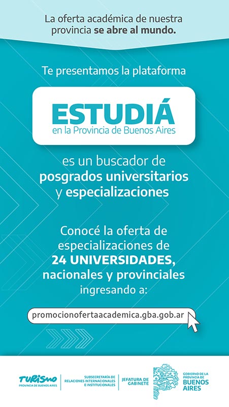 Presentación de la Plataforma Estudiá en Buenos Aires con la oferta de posgrados