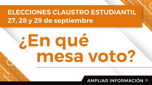 Padrones Electorales Claustro Estudiantil, 27, 28 y 29 de septiembre