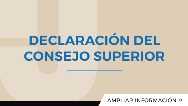 Declaración Del Consejo Superior