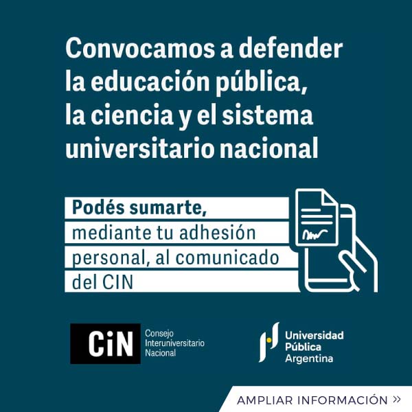 Adhesión a la Declaración del CIN en defensa de la educación pública