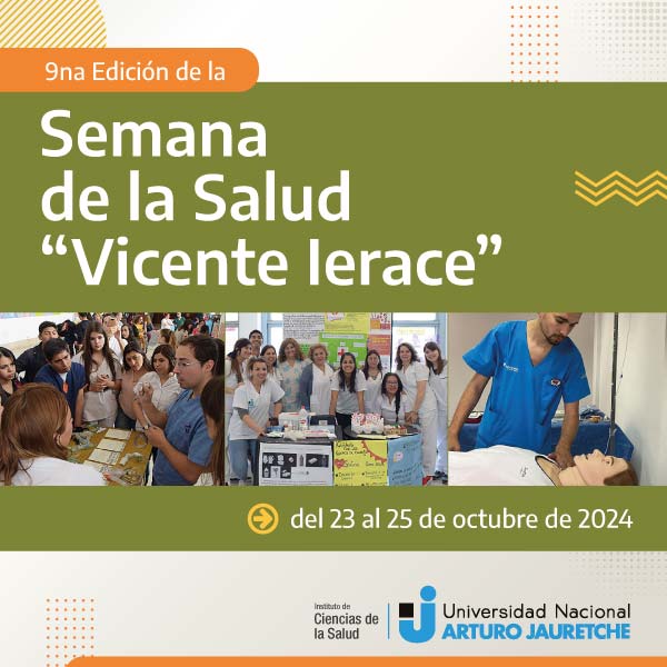 Semana de la Salud "Vicente Ierace" - del 23 al 25 de octubre de 2024