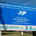 Inauguración Del Cartel Vial De Señalización De La Distancia Malvinas – UNAJ, Y De La Escultura En Homenaje A Las Islas